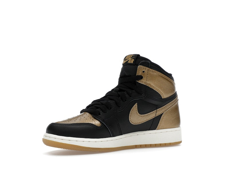 Jordan 1 Retro High OG Black Metallic Gold (GS)