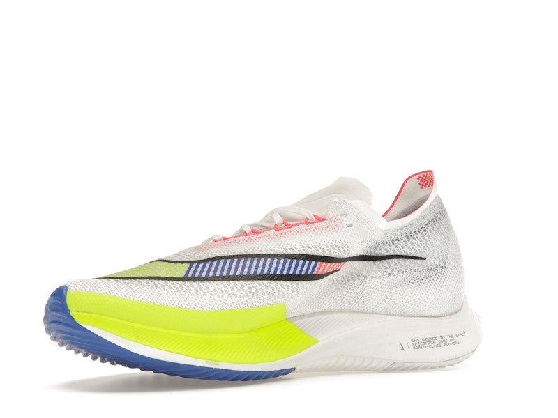Nike ZoomX Streakfly Premium White Volt Racer Blue