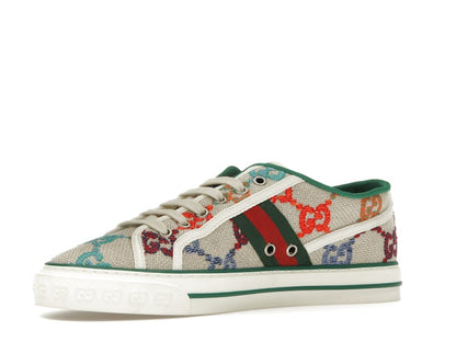Gucci Tennis 1977 GG Logo White Multi