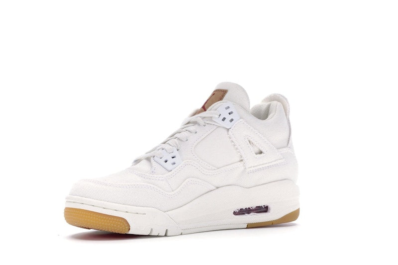 Jordan 4 Retro Levi's White (GS) (Levi's Tag)