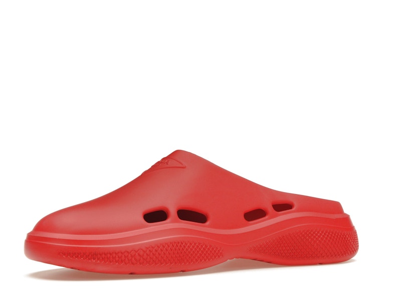 Prada Foam Rubber Mule Red