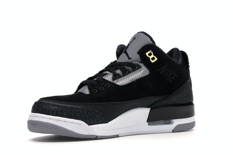 Jordan 3 Retro Tinker Black Cement Gold