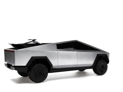 Hot Wheels x Tesla Cybertruck 1:10 Scale RC Car (2021 Version w/ Cyberquad)
