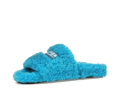 Balenciaga Furry Slide Sky Blue