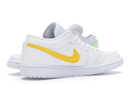 Jordan 1 Low White Multi-Color Swoosh
