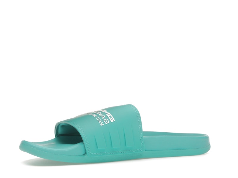 adidas Adilette Comfort Slides Mercedes-AMG Petronas Formula One Team Semi Mint Rush