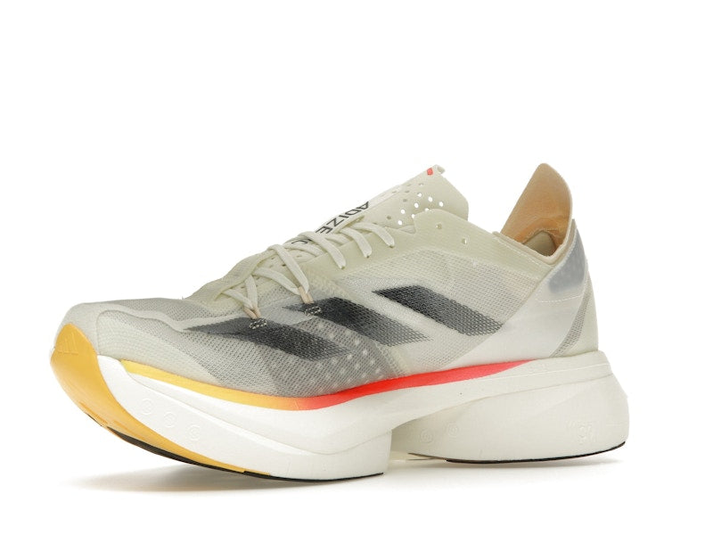 adidas Adizero Adios Pro 3 Ivory Core Black Crystal Sand