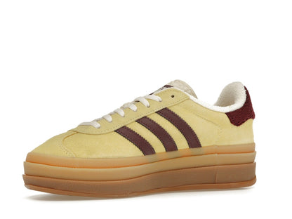 adidas Gazelle Bold Almost Yellow Maroon (Women's)