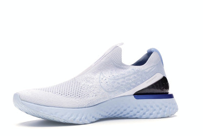 Nike Epic React Moc Flyknit White Hydrogen Blue