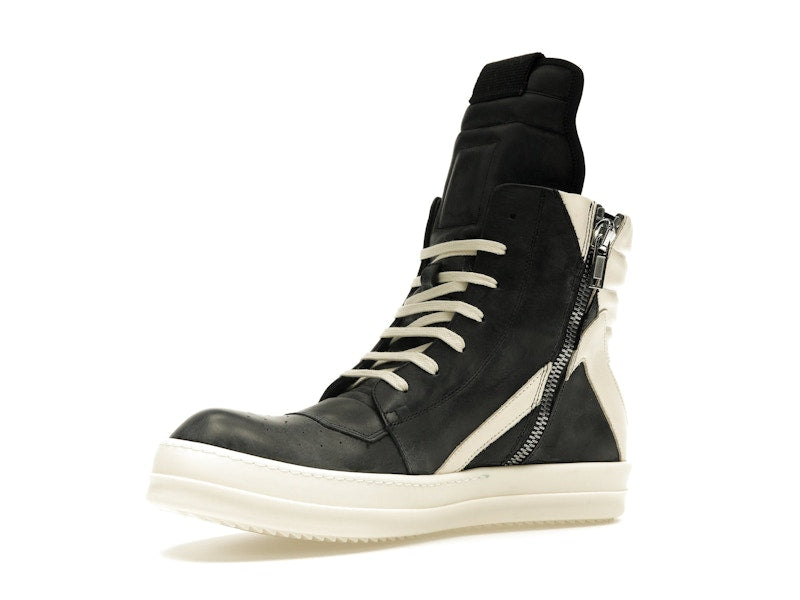Rick Owens Lido Geobasket Black Milk