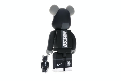 Bearbrick Nike SB 100% & 400% Set Black