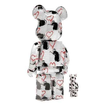 Bearbrick Love Rat 100% & 400% Set