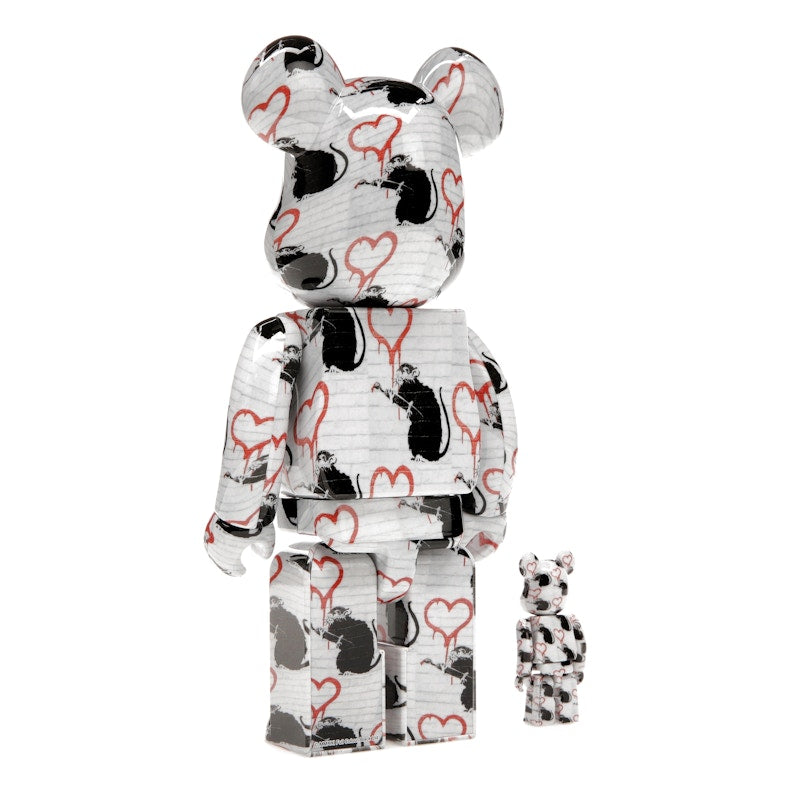 Bearbrick Love Rat 100% & 400% Set