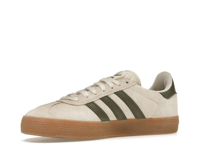 adidas Gazelle ADV Ecru Tint Focus Olive