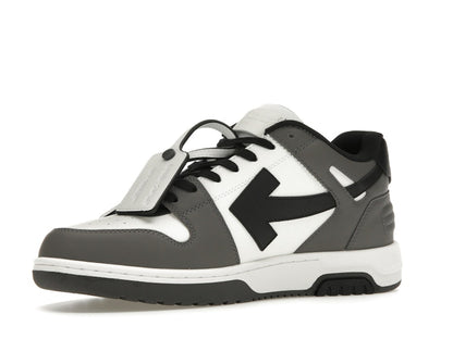 OFF-WHITE Out Of Office OOO Low Tops Dark Gray Black