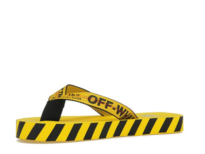 OFF-WHITE Industrial Flip Flops Yellow SS21