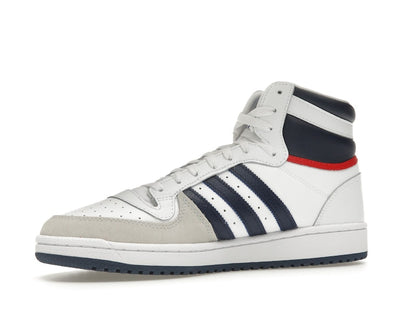 adidas Top Ten Hi White Navy Red