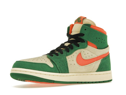 Jordan 1 High Zoom Air CMFT 2 Pine Green Orange Blaze (Women's)