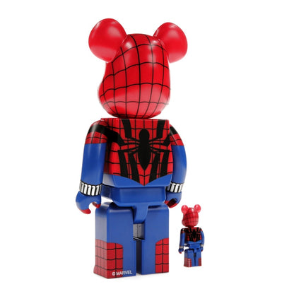 Bearbrick x Marvel Spider-Man (Ben Reilly) 100% & 400% Set