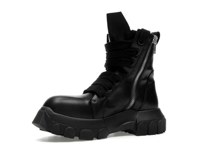 Rick Owens Lido Jumbo Laced Bozo Tractor Black