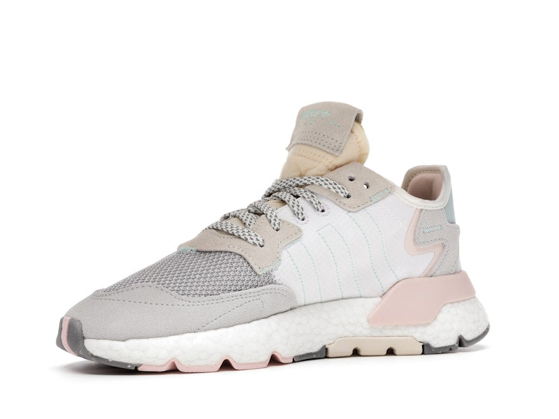 adidas Nite Jogger White Mint Pink (Women's)