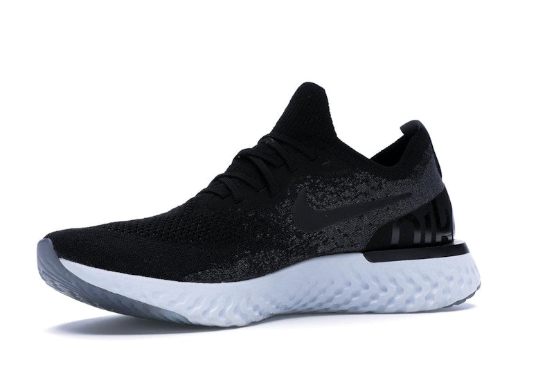 Nike Epic React Flyknit Black Dark Grey