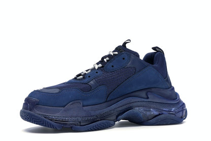 Balenciaga Triple S Clear Sole Navy