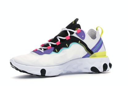 Nike React Element 55 White Psychic Purple Hyper Pink