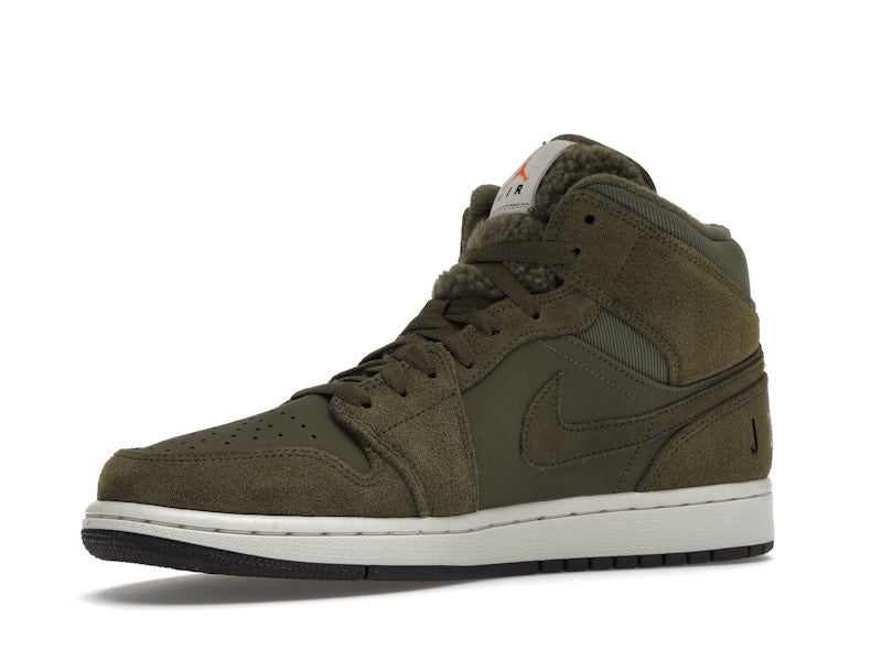 Jordan 1 Mid Olive Canvas (2018)