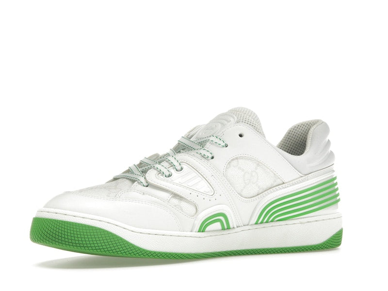 Gucci Basket Low White Demetra Green