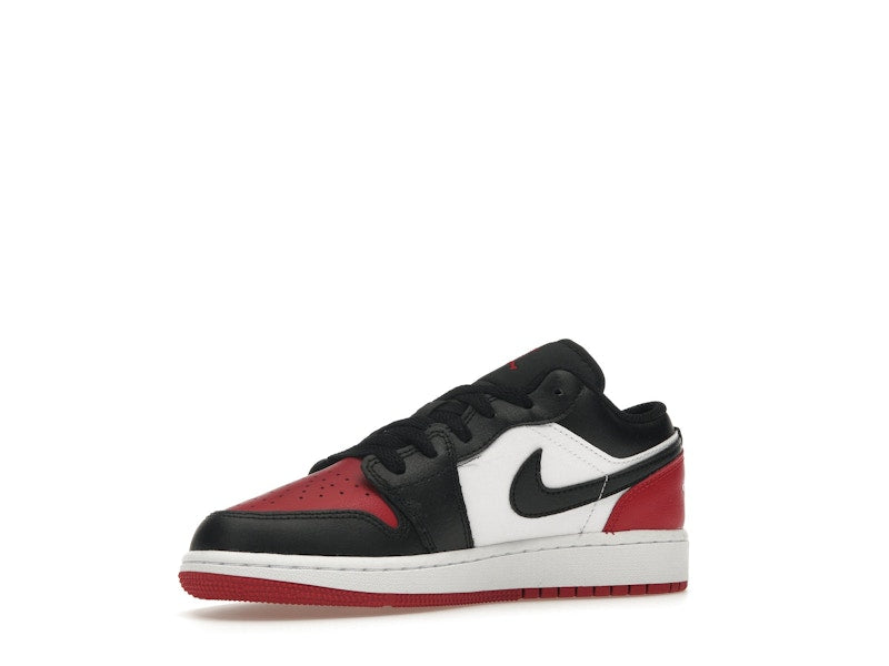 Jordan 1 Low Bred Toe 2.0 (GS)