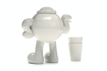 James Jarvis Glazed Porcelain Teapot White