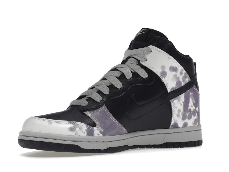 Nike Dunk High Splatter Black White Purple (Women's)