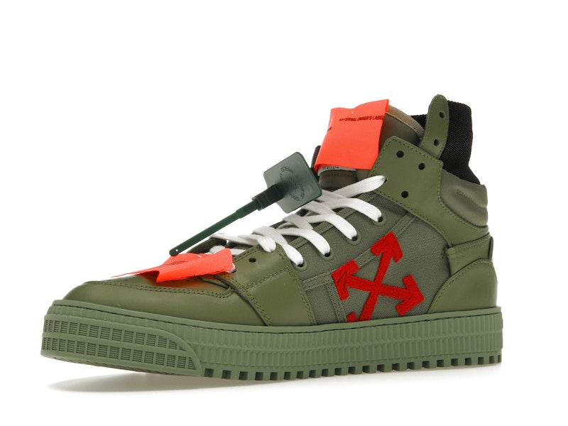 OFF-WHITE Off Court 3.0 Military Green Fuschia