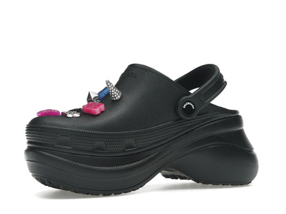 Balenciaga x Crocs Mule Black Multicolor Jibbitz (Women's)
