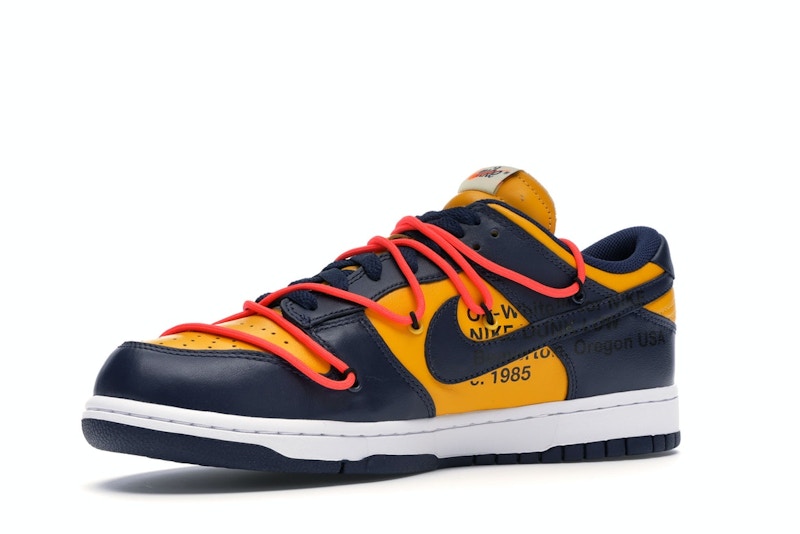 Nike Dunk Low Off-White University Gold