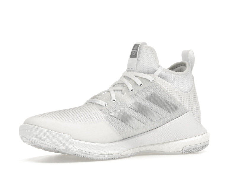 adidas Crazyflight Mid Cloud White Silver Metallic Grey (Women's)