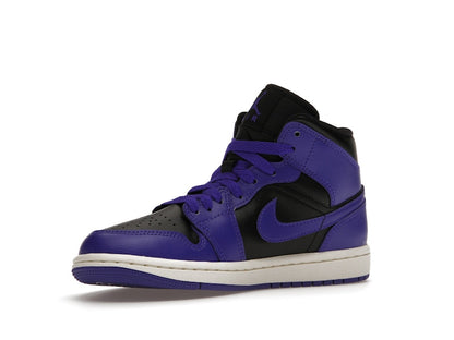 Jordan 1 Mid Purple Black (Women's)