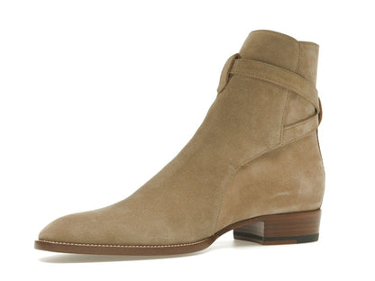 Saint Laurent Wyatt Jodhpur Boot Tobacco Suede