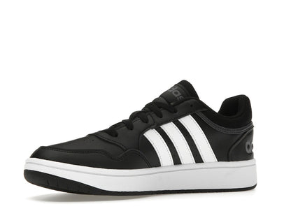 adidas Hoops 3.0 Low Black White Stripes
