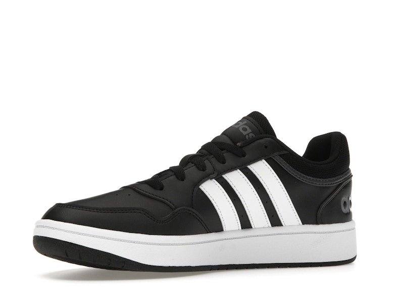 adidas Hoops 3.0 Low Black White Stripes