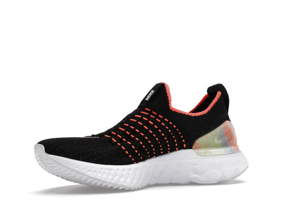 Nike React Phantom Run Flyknit Premium Black Bright Mango (Women's)