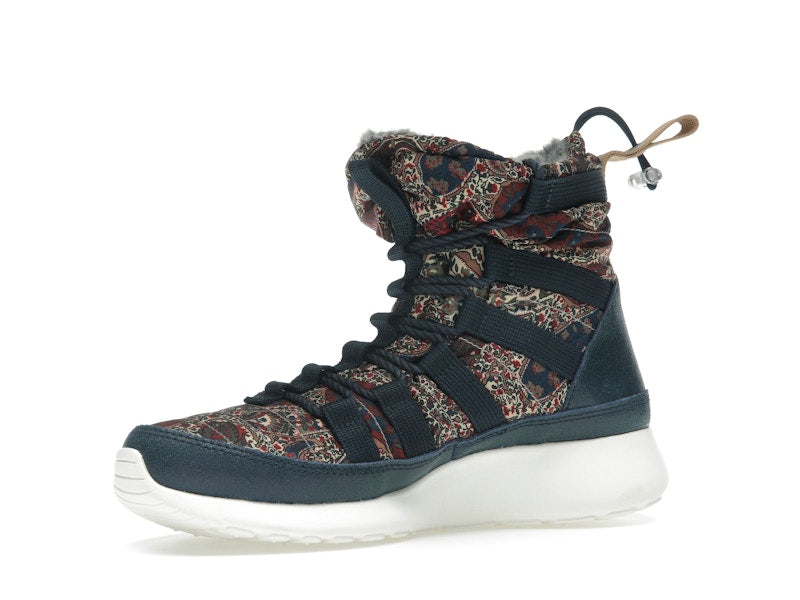 Nike Roshe Run Hi Sneakerboot QS Liberty of London Armory Navy (Women's)