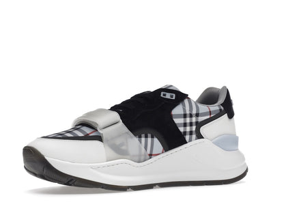 Burberry Ramsey Haymarket Check Print Light Blue White Black