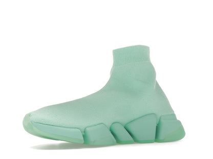 Balenciaga Speed 2.0 Recycled Transparent Sole Green (Women's)