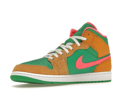Jordan 1 Mid SE Wheat Watermelon