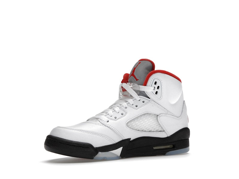 Jordan 5 Retro Fire Red Silver Tongue (2020) (GS)