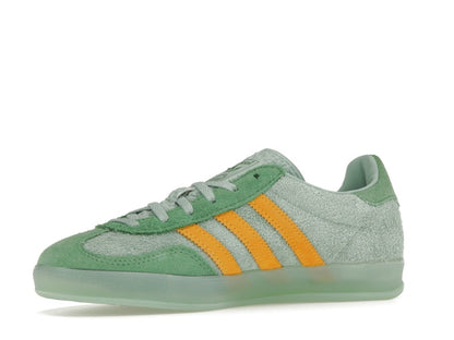 adidas Gazelle Indoor Hazy Green Crew Yellow (Women's)
