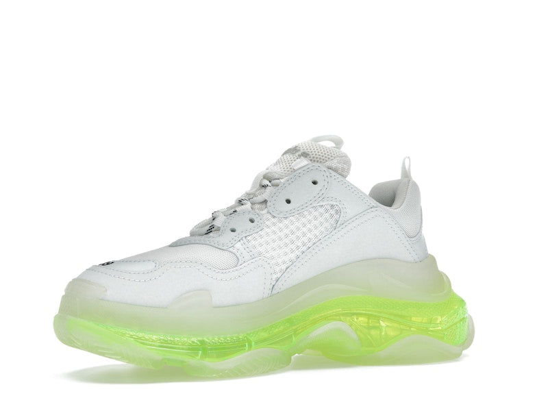 Balenciaga Triple S Clear Sole White Fluo Yellow (Women's)