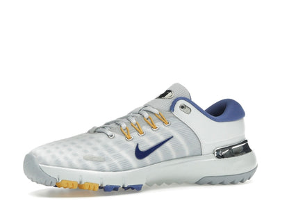 Nike Free Golf Pure Platinum University Gold Wolf Grey Astronomy Blue